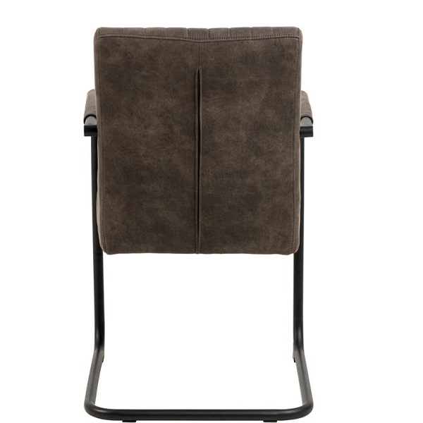 Krzesło z podłokietnikami Adele antracytowe - ACTONA